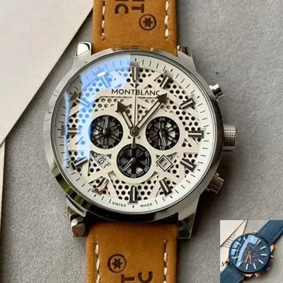 Montblanc 904l Stainless Steel Quartz Watch 42MM — MONTBLANC