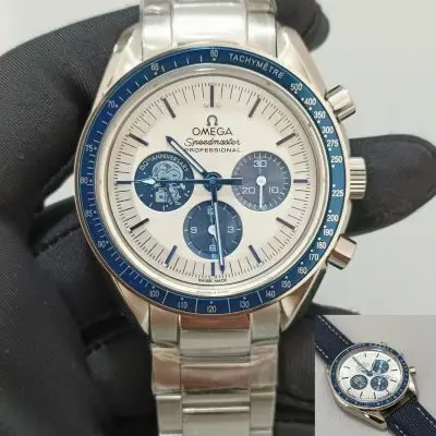 OMEGA Speedmaster 904l Stainless Steel Automatic Mechanical Watch 43MM — Omega
