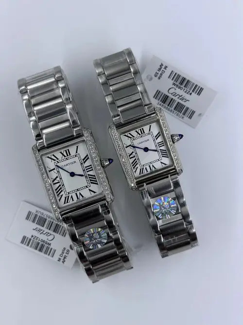 Cartier Tank 904l Stainless Steel Quartz Watch 27mm×35mm 25mm×31mm — Cartier