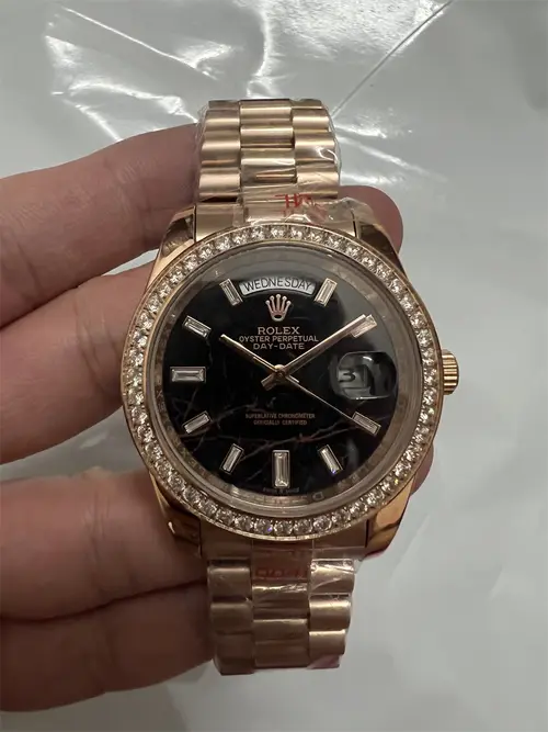 Rolex DayDate 904l Stainless Steel Automatic Mechanical Watch 40mm — Rolex