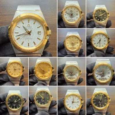 Omega Automatic Movement Watch 38mm Gold Case — Omega