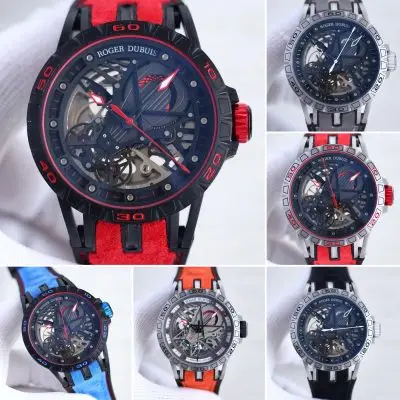 Roger Dubuis 904l Stainless Steel Automatic Machine Watch 46MM — Roger Dubuis