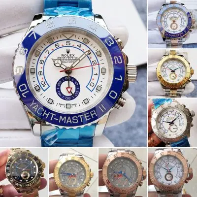 Rolex Yacht Master 904l Stainless Steel Automatic Mechanical Watch 44mm — Rolex