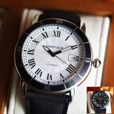 Cartier Rotonde 904l Stainless Steel Automatic Mechanical Watch 42mm — Cartier