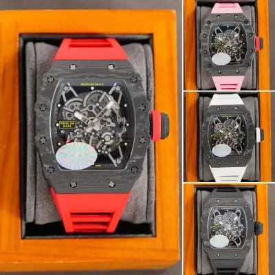 Richard Mille Carbon Fiber Automatic Machine Watch 42MM — Richard Mille