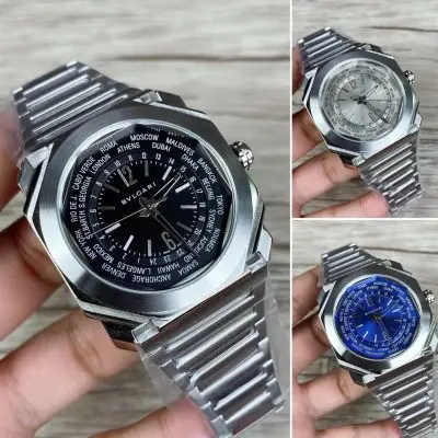 BVLGARI 904l Stainless Steel Quartz Watch 42MM — Bvlgari