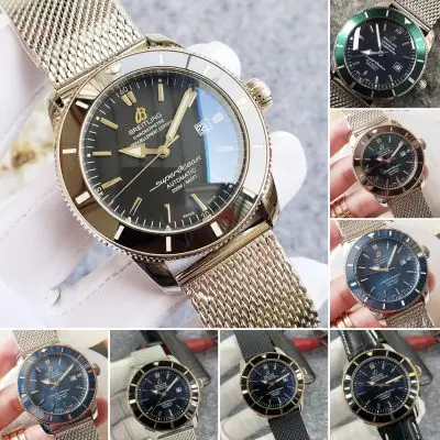 BREITLING 904l Stainless Steel Automatic Machine Watch 46MM — Breitling
