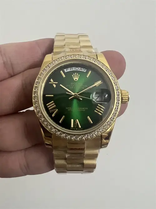 Rolex DayDate 904l Stainless Steel Automatic Mechanical Watch 36mm — Rolex