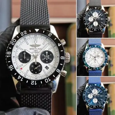 BREITLING 904l Stainless Steel Quartz Watch 43MM — Breitling