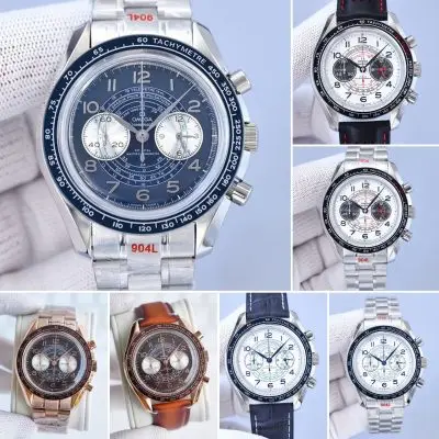OMEGA Speedmaster 904l Stainless Steel Quartzl Watch 43MM — Omega