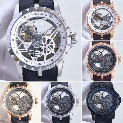 Roger Dubuis 904l Stainless Steel Automatic Machine Watch 46MM — Roger Dubuis