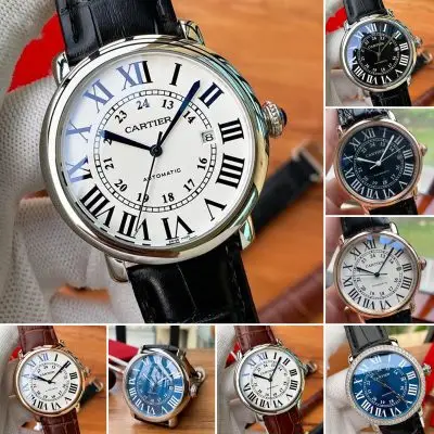 Cartier Ronde 904l Stainless Steel Automatic Mechanical Watch 40mm — Cartier