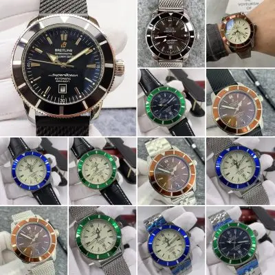 BREITLING 904l Stainless Steel Automatic Machine Watch 46MM — Breitling