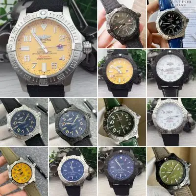 BREITLING 904l Stainless Steel Automatic Machine Watch 46MM — Breitling