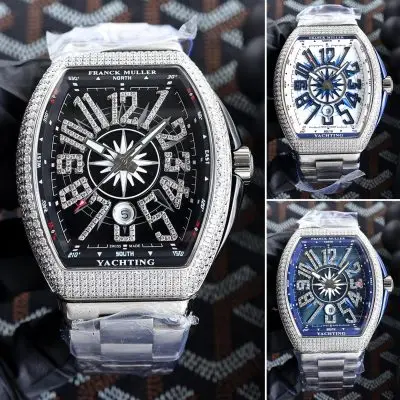 Franck Muller 904l Stainless Steel Automatic Machine Watch 44MM — Franck Muller