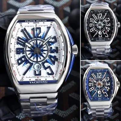 Franck Muller 904l Stainless Steel Automatic Machine Watch 44MM — Franck Muller