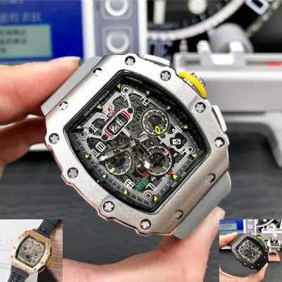 Richard Mille 904l Stainless Steel Automatic Machine Watch 44MM — Richard Mille
