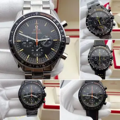 OMEGA Speedmaster 904l Stainless Steel Quartzl Watch 44MM — Omega