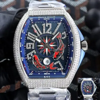 Franck Muller 904l Stainless Steel Automatic Machine Watch 44MM — Franck Muller
