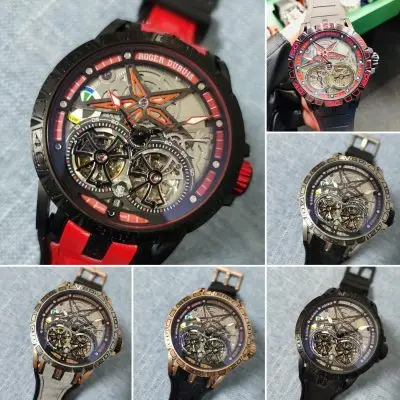 Roger Dubuis 904l Stainless Steel Automatic Machine Watch 46MM — Roger Dubuis