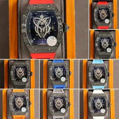 Richard Mille Carbon Fiber Automatic Machine Watch 42MM — Richard Mille