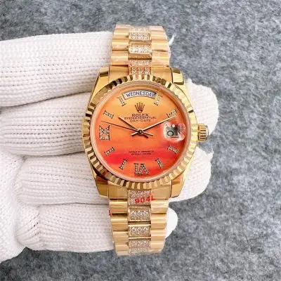 Rolex DayDate 904l Stainless Steel Automatic Mechanical Watch 36mm — Rolex