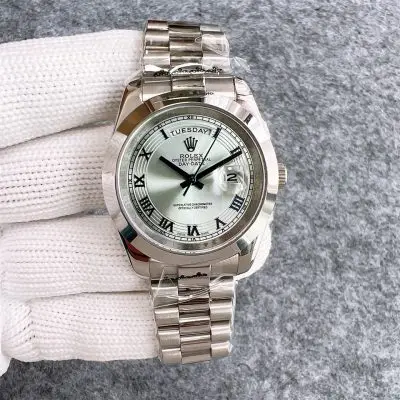 Rolex DayDate 904l Stainless Steel Automatic Mechanical Watch 40mm — Rolex