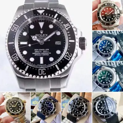 Rolex Sea Dweller 904l Stainless Steel Automatic Mechanical Watch 44mm — Rolex