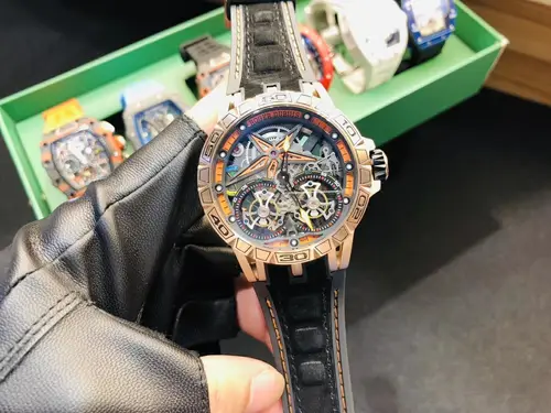 Roger Dubuis 904l Stainless Steel Automatic Machine Watch 46MM — Roger Dubuis