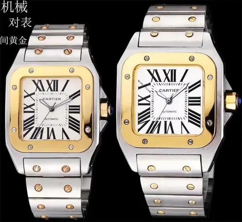 Cartier Santos 904l Stainless Steel Automatic Mechanical Watch 34mm 38mm — Cartier