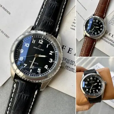 BREITLING 904l Stainless Steel Automatic Machine Watch 43MM — Breitling