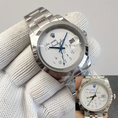 Rolex Datejust 904l Stainless Steel Automatic Mechanical Watch 41mm — Rolex