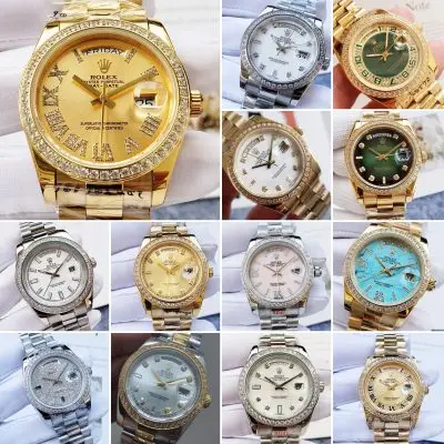 Rolex DayDate 904l Stainless Steel Automatic Mechanical Watch 36mm — Rolex