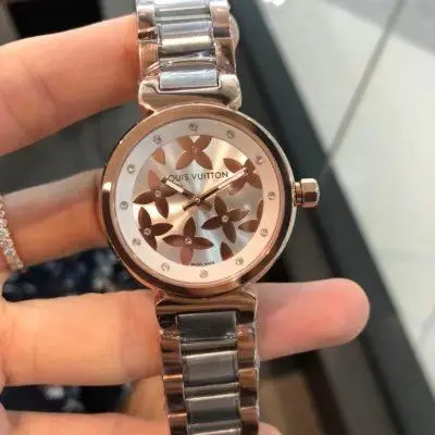 LOUIS VUITTON LV 904l Stainless Steel Quartz Watch 33MM — LOUIS VUITTON