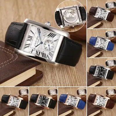 Cartier Tank 904l Stainless Steel Automatic Mechanical Watch 34mm×44mm — Cartier