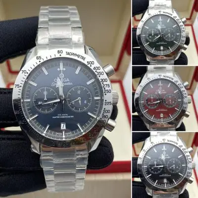 OMEGA Speedmaster 904l Stainless Steel Quartzl Watch 44MM — Omega