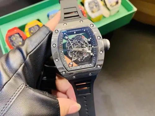 Richard Mille Carbon Fiber Automatic Machine Watch 42MM — Richard Mille
