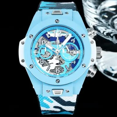 Hublot Carbon Fibre Quartzl Watch 45MM — Hublot