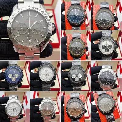OMEGA Speedmaster 904l Stainless Steel Quartzl Watch 44MM — Omega