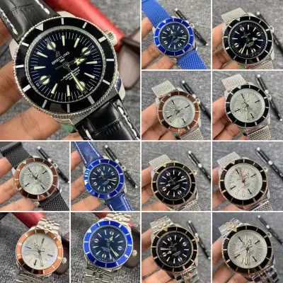 BREITLING 904l Stainless Steel Automatic Machine Watch 46MM — Breitling