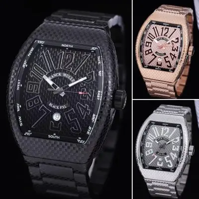 Franck Muller 904l Stainless Steel Automatic Machine Watch 42MM — Franck Muller
