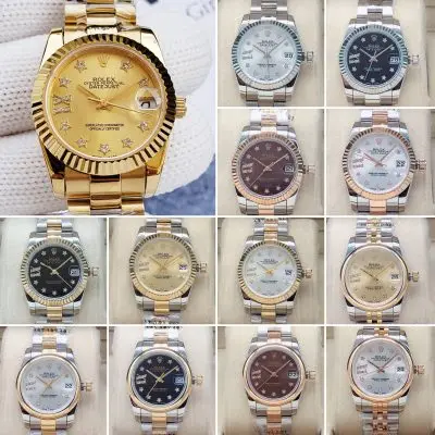 Rolex Datejust 904l Stainless Steel Automatic Mechanical Watch 36mm 31mm — Rolex