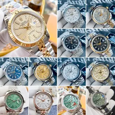 Rolex Datejust 904l Stainless Steel Automatic Mechanical Watch 40mm 36mm — Rolex