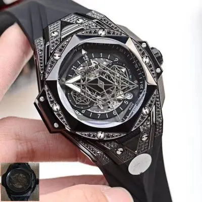 Hublot 904l Stainless Steel Quartzl Watch 45MM — Hublot