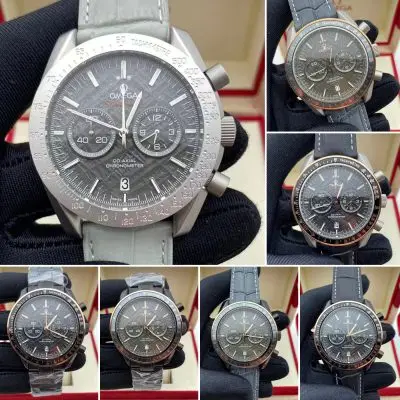 OMEGA Speedmaster 904l Stainless Steel Quartzl Watch 44MM — Omega