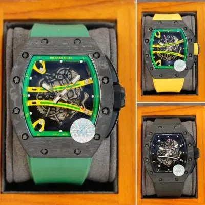 Richard Mille Carbon Fiber Automatic Machine Watch 42MM — Richard Mille