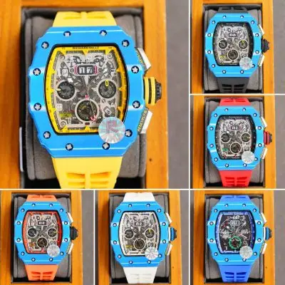 Richard Mille Carbon Fiber Automatic Machine Watch 42MM — Richard Mille