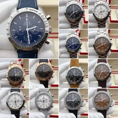 OMEGA Speedmaster 904l Stainless Steel Quartzl Watch 44MM — Omega