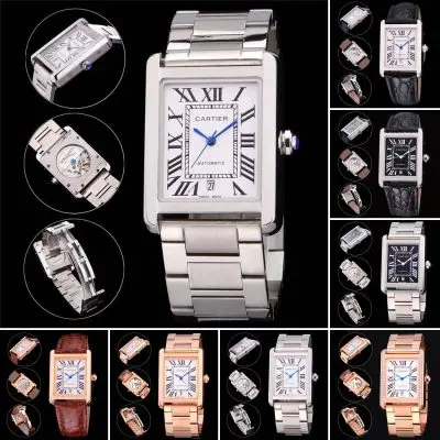 Cartier Tank 904l Stainless Steel Automatic Mechanical Watch 32mm×41mm — Cartier