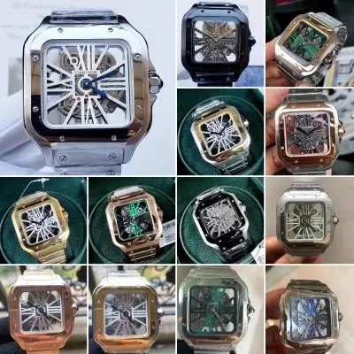 Cartier Santos 904l Stainless Steel Quartz Watch 38mm — Cartier